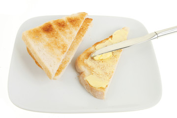 Toast and butter
