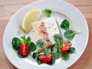 Fischterrine, Gemüse