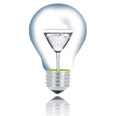 lampadina acqua