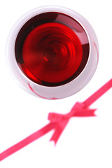 red wine glass