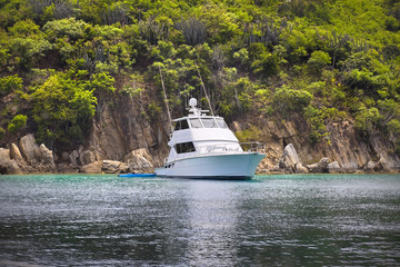 Fishing boat in the tropics