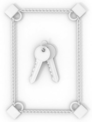 Lock, chain and keys