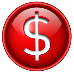 Dollar icon, button.