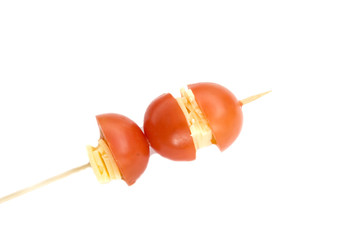 tomato on white