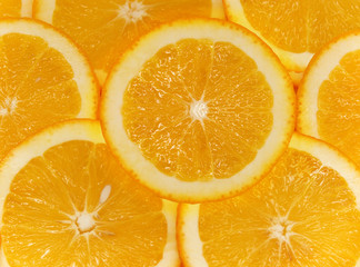 Fruit  oranges  cut