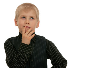 Thoughtful boy