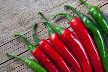 Red and Green Chili Pepper