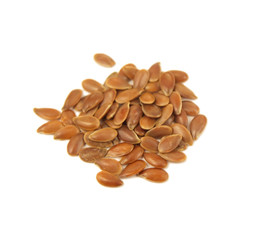 Sesame seeds isolated on white