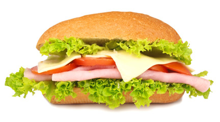 Sandwich isolated on white