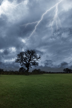 Lightning landscape