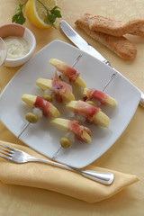 Spiedini speck e mele - Antipasti Trentino Alto Adige