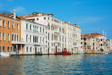 Fototapeta na wymiar Venezia - Canal Grande - Ponte di Rialto