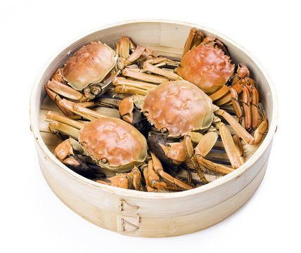 Steamed Chinese Lake Crab