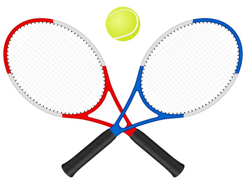 Tennis rackets аnd ball