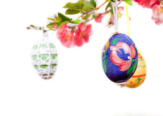 easter egg hanging