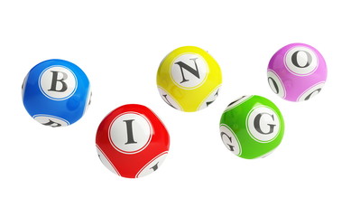 Naklejka premium bingo balls