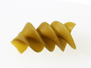 Yellow pasta spiral