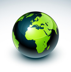 Planète terre - orientation europe -