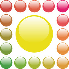 Varicoloured button set.