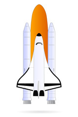 space shuttle ready for launch