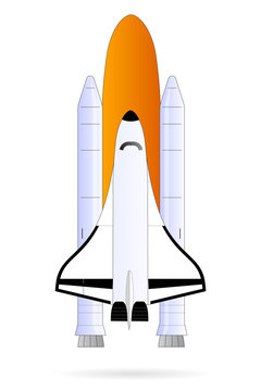space shuttle ready for launch