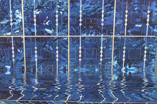 panneau photovolta&iuml;que - chauffe eau