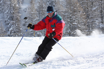 sport et santé - ski de piste