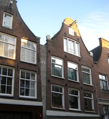 Fototapeta premium Tipiche case ad Amsterdam