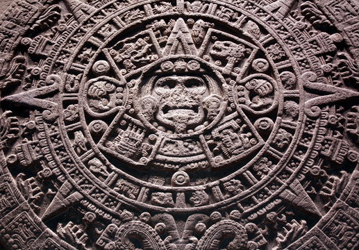 Sun Stone aztec calendar