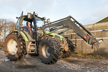 Fototapeta na wymiar Big Tractor