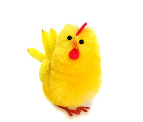 yellow easter chicken