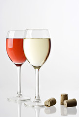 White and red wine