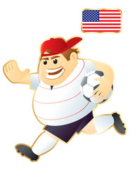 Football mascot USA