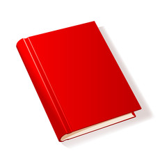 Red book. Vector illustration