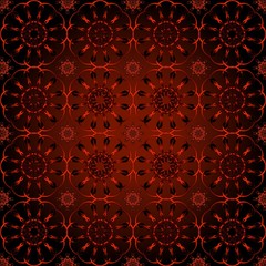 vector illustration of an abstract floral pattern