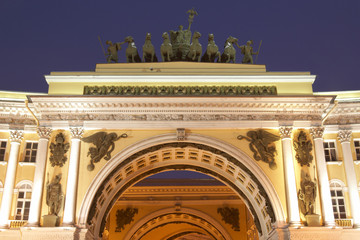 Obraz premium Russia. St.-Petersburg. Arch of the General Staff
