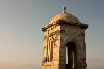 Colonial Wall of Cartagena de Indias. Colombia