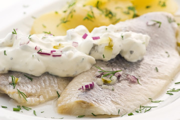 Hering mit Kartoffeln