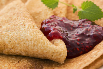 Phannkuchen mit Marmelade