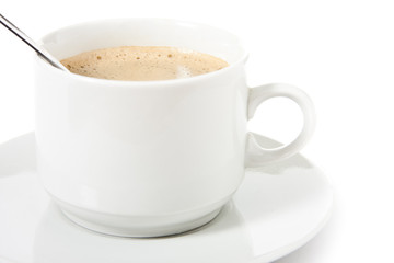 cup of coffee isolated