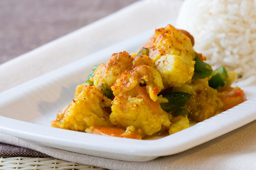 Afrikanisches Gemüsegericht