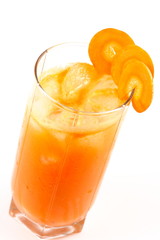Chilled carrot juice