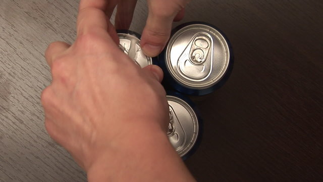 Cans of beer