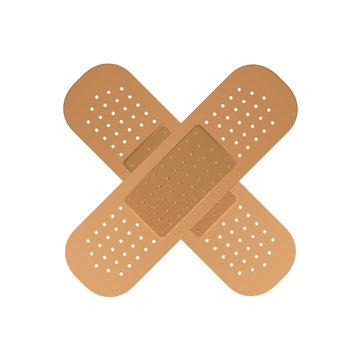 crossed plasters