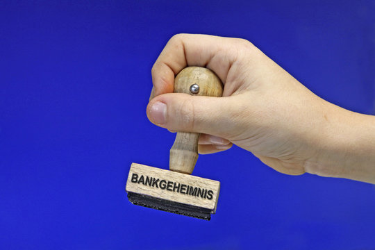 Stempel - Bankgeheimnis.
