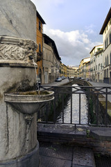 Fototapeta na wymiar Fontanna na Piazza San Francesco