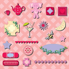 Scrap-booking elements