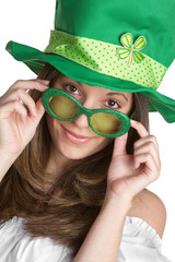 Playful St Patricks Girl