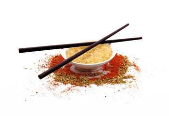 riso cinese con spezie