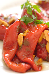 Grilled and Marinated Peppers